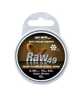 Materiał przyponowy S.G. Raw49 0.45mm/10m/16kg-Brą