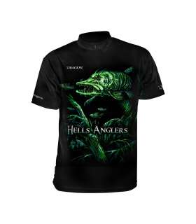 Koszulka T-shirt H.Anglers Szczupak S cza/ziel.*