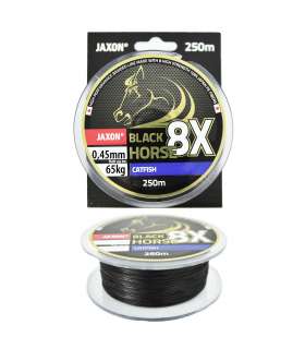 Plecionka Jaxon Black Horse 8X Catfish 0.45mm250m