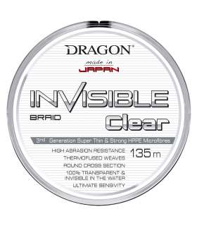 Plecionka Dragon Invisible Clear przez 0.08mm135m