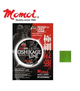Plecionka Momoi Oshikage 0.053mm 125m zielona