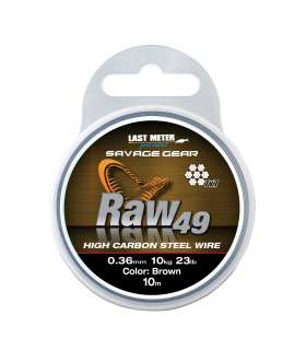 Materiał przyponowy S.G. Raw49 0.36mm/10m/11kg-Brą