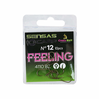 Haki Sensas Crazy Bait barbl.4110 b.nickel No 12