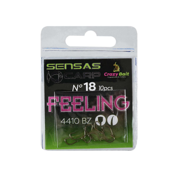 Haki Sensas Crazy Bait barbl.4410 b.nickel No 18