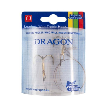 Przypon Dragon z kotwicą Nr.2/0 / 30cm 18kg 2szt+