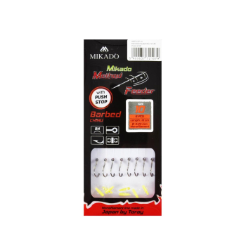 Haki Mikado MF. przypon push stop  r.10 op 8szt+