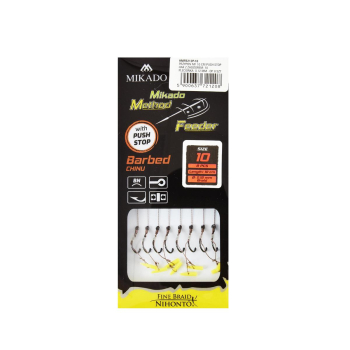 Haki Mikado MF. przypon push stop  r.10 op 8szt
