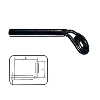 Przelotka szczyt.Feeder ALU-OXYD #5 śr.1,6 mm.(5)