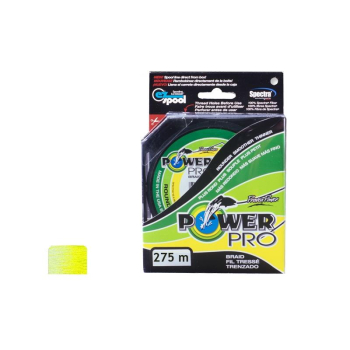 Plecionka Power Pro Hi-Vis Yellow 0,28 mm 275 m