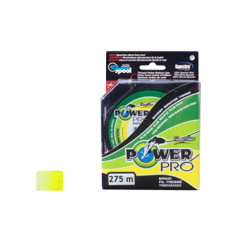Plecionka Power Pro Hi-Vis Yellow 0,13 mm 275 m