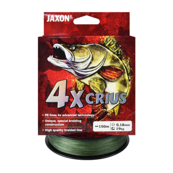 Plecionka Jaxon Crius 4X ciemnozielona 0.18mm 150m
