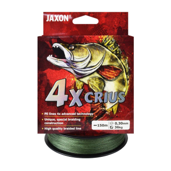 Plecionka Jaxon Crius 4X ciemnozielona 0.30mm150m