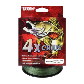 Plecionka Jaxon Crius 4X ciemnozielona 0.32mm150m