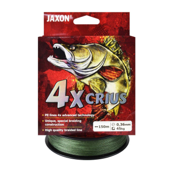 Plecionka Jaxon Crius 4X ciemnozielona 0.36mm150m