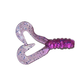 Manns Twister 4,5 cm EG granatowy z brokatem (20)