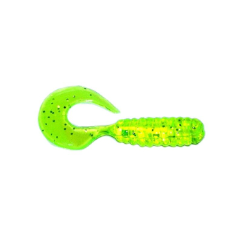 Manns Twister 3,0 cm MFCH seledyn z brokatem 20szt