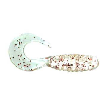 Manns Twister 3,0 cm RFCL przezr./czerw.brok.20szt