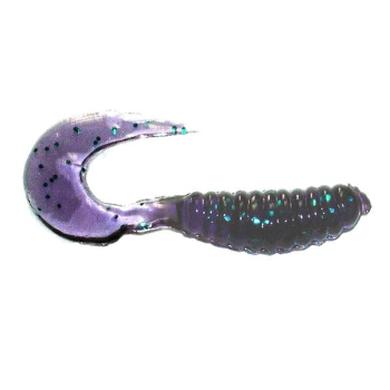 Manns Twister 3,0 cm JB garnat/zielony brokat20szt