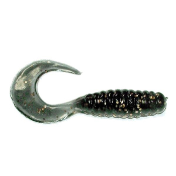 Manns Twister 4,0 cm GOSH czarny/złoty brokat20szt