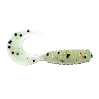 Manns Twister 4,0 cm SA perłowy/kol. brokat 20szt