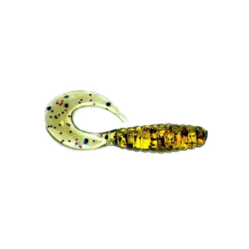 Manns Twister 4,0 cm WARF piaskowy z brokatem20szt