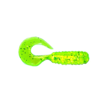 Manns Twister 4,0 cm MFCH seledyn z brokatem 20szt