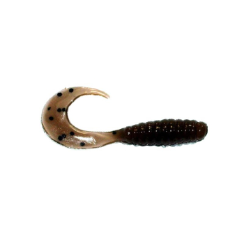 Manns Twister 4,0 cm PS brązowy z "pieprzem"20szt