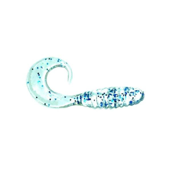 Manns Twister 4,0 cm BFCL przezr./niebi.brok.20szt