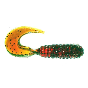 Manns Twister 4,0 cm RFMO mo.oil/czerw.brokat20szt
