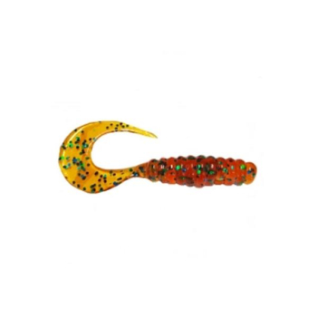Manns Twister 5,5 cm WH miodowy/zielony brokat(20)