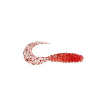 Manns Twister 5,5 cm RFCL przezr./czerw.brokat(20)