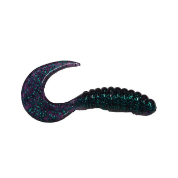 Manns Twister 7 cm JB granat/zielony brokat(20)