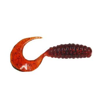 Manns Twister 7 cm RFMOmotor oil/czerw.brokat(20)