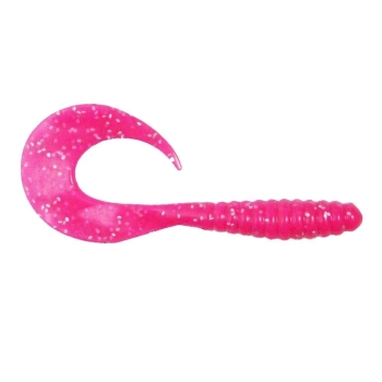 Manns Twister 4,0 cm MFEP jaskr.różowy z brok.(20)