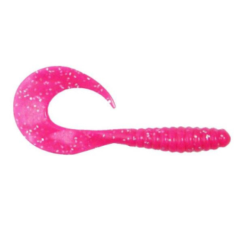 Manns Twister 5,5 cm MFEP jask.różowy z brok.(20)