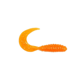 Manns Twister 7 cm MFOR pomarańcz z brokatem(20)