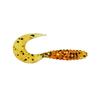Manns Twister 4,0 cm ASGF miodowy złoty brok.20szt