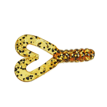 Manns Twister 4,5 cm ASGF miodowy złoty brokat(20)