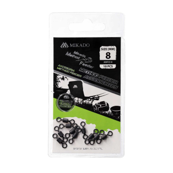 Krętlik rolkowy method feeder rozm.8 op.10 szt