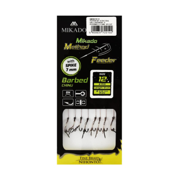 Haki Mikado MF. przypon z igłą  r.12 op 8szt