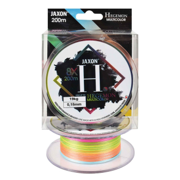 Plecionka Jaxon Hegemon 8X multicolor 0.18mm 200m