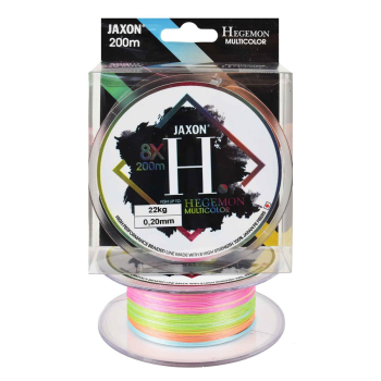 Plecionka Jaxon Hegemon 8X multicolor 0.20mm 200m