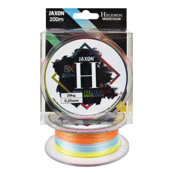 Plecionka Jaxon Hegemon 8X multicolor 0.25mm 200m