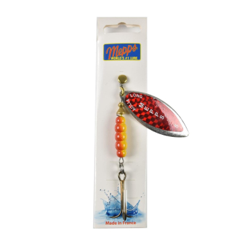 Błystka Mepps Aglia Long Redbo srebrna 5   29g(3)