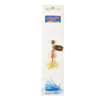 Błystka Mepps Black F.Mouche srebrn/czer.1 3,5g(3)