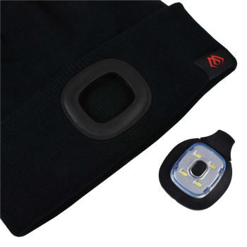 Czapka zimowa Mikado LED czarna-106811
