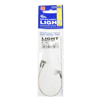 Przypon Dragon 1x7 Surflon Light 5kg 15cm op.2szt+