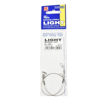Przypon Dragon 1x7 Surflon Light 5kg 25cm op.2szt+