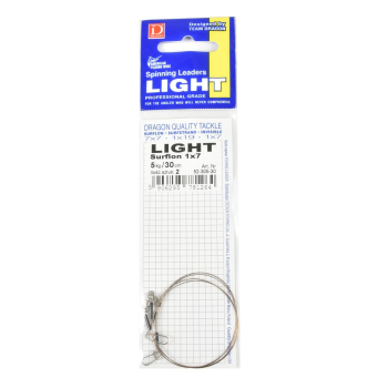 Przypon Dragon 1x7 Surflon Light 5kg 30cm op.2szt+