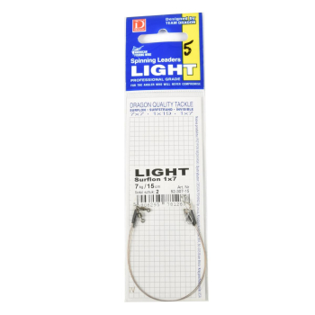 Przypon Dragon 1x7 Surflon Light 7kg 15cm op.2szt+